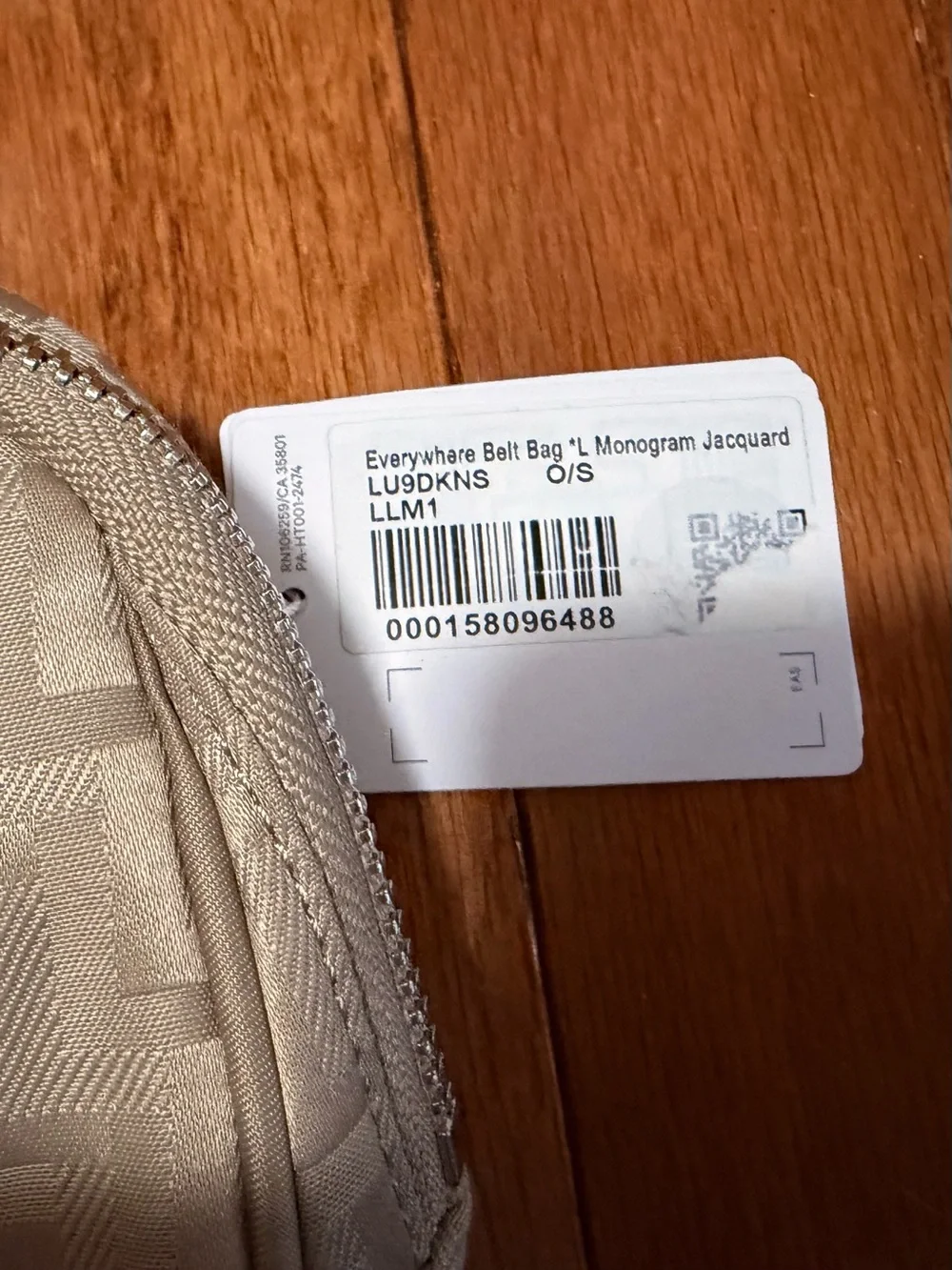 Lululemon Everywhere Belt Bag L Monogram Jacquard O/S
